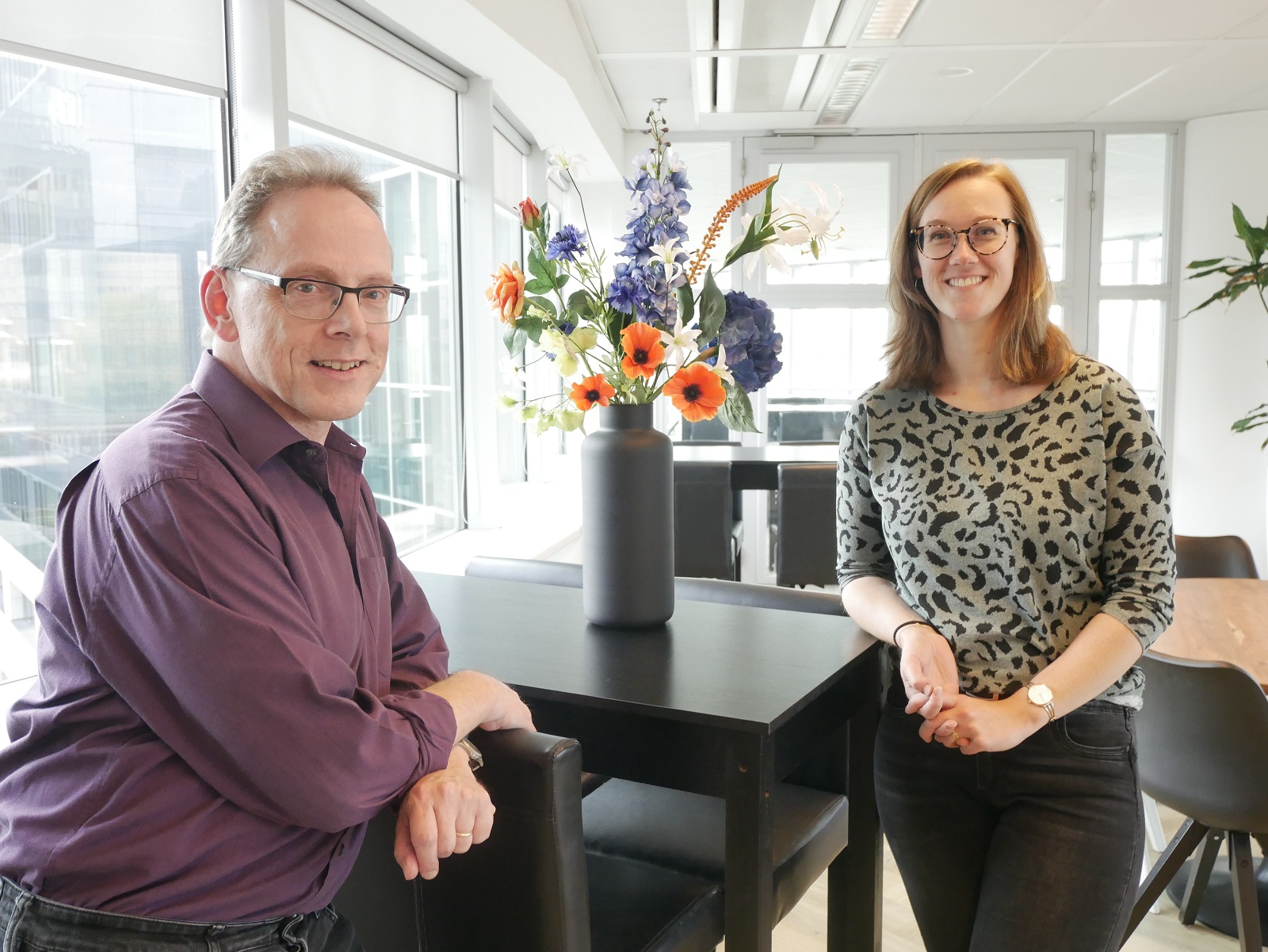 Arne en Esther, team HiX Datawarehouse